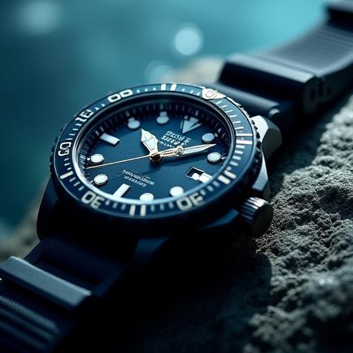 Dive Pro 300 on rubber strap